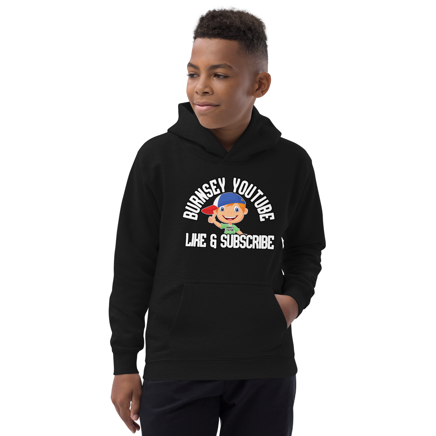 Burnsey YouTube | Youth Gamer Hoodie