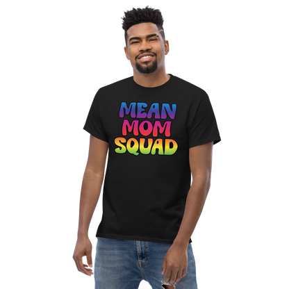 Mean Mom SQUAD | Colorful Adult Gamer Tee