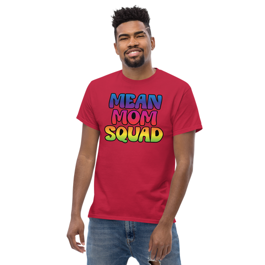 Mean Mom SQUAD | Colorful Adult Gamer Tee