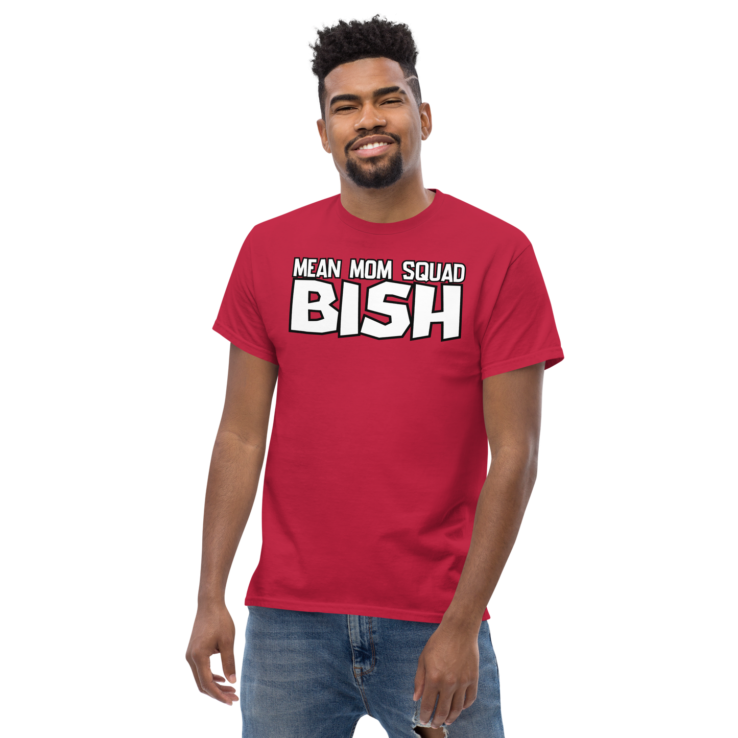 Mean Mom SQUAD BISH | Adult Gamer Tee | BISH Please!