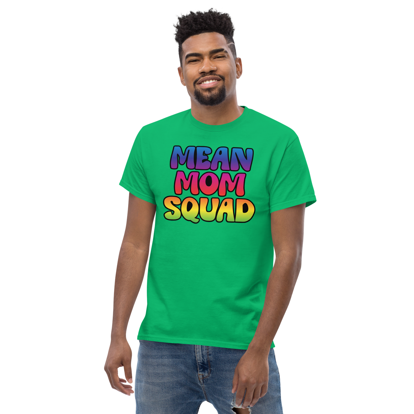 Mean Mom SQUAD | Colorful Adult Gamer Tee