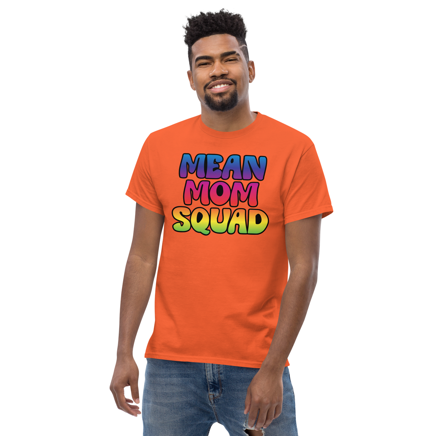 Mean Mom SQUAD | Colorful Adult Gamer Tee