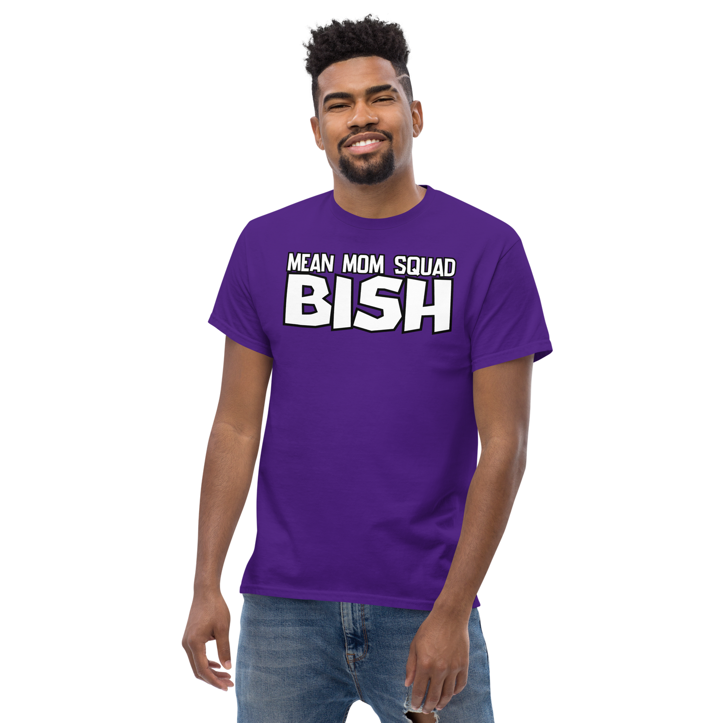 Mean Mom SQUAD BISH | Adult Gamer Tee | BISH Please!