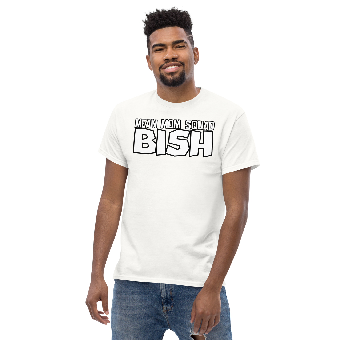 Mean Mom SQUAD BISH | Adult Gamer Tee | BISH Please!