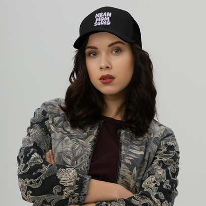 Mean Mom SQUAD | Embordered Gamer Hat