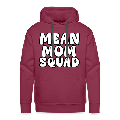 Mean Mom SQUAD - Adult Unisex Hoodie - burgundy