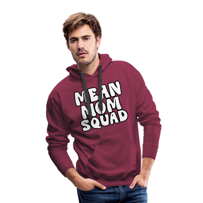 Mean Mom SQUAD - Adult Unisex Hoodie - burgundy