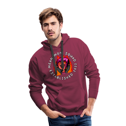 Mean Mom SQUAD Est. 2022 - Adult Hoodie - burgundy