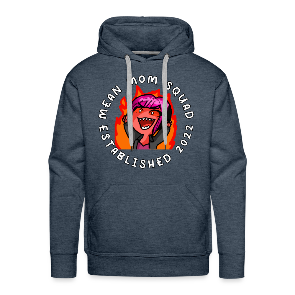 Mean Mom SQUAD Est. 2022 - Adult Hoodie - heather denim