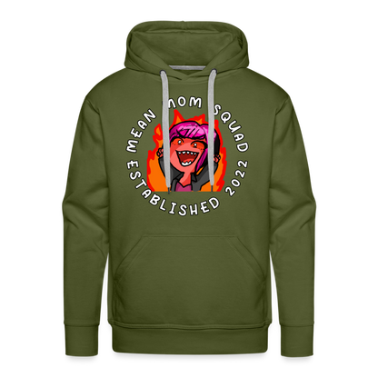 Mean Mom SQUAD Est. 2022 - Adult Hoodie - olive green