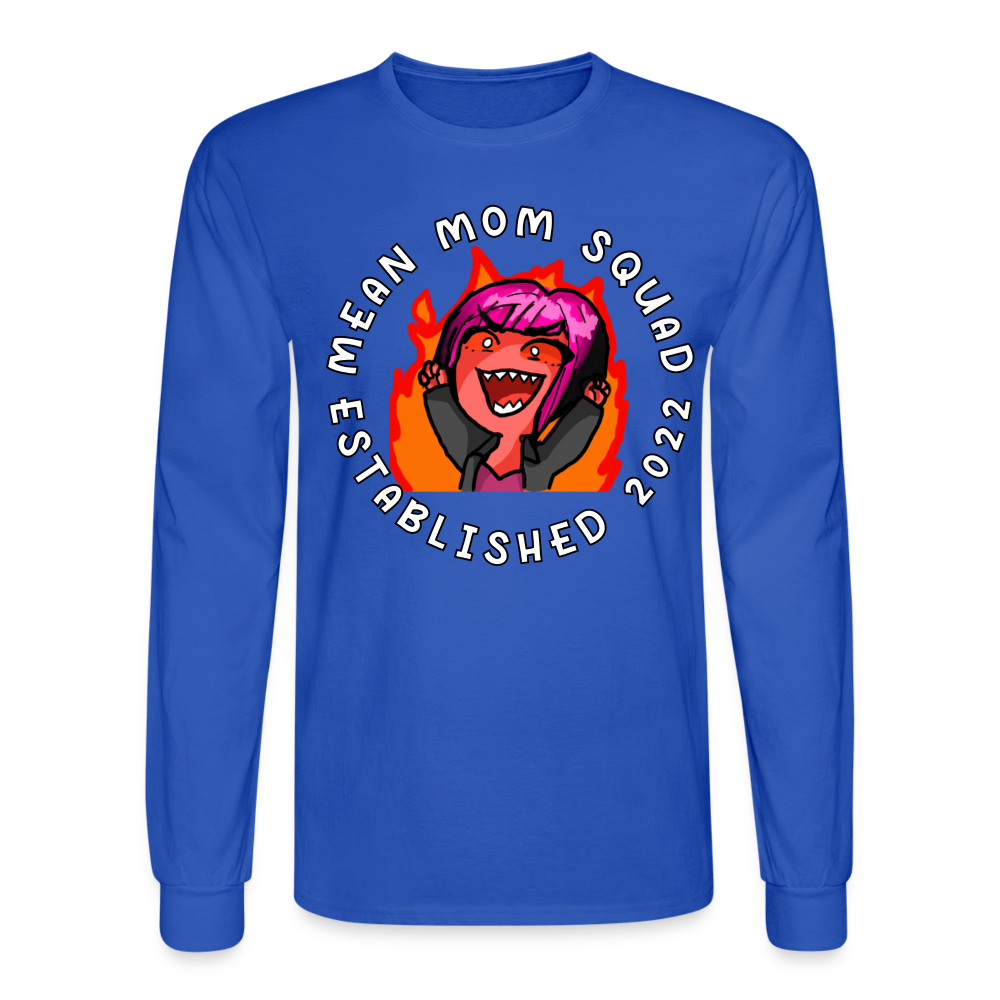 Mean Mom SQUAD Est. 2022 LongSleeve shirt Unisex - royal blue