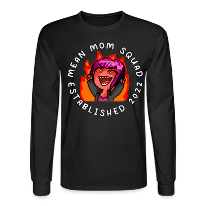 Mean Mom SQUAD Est. 2022 LongSleeve shirt Unisex - black