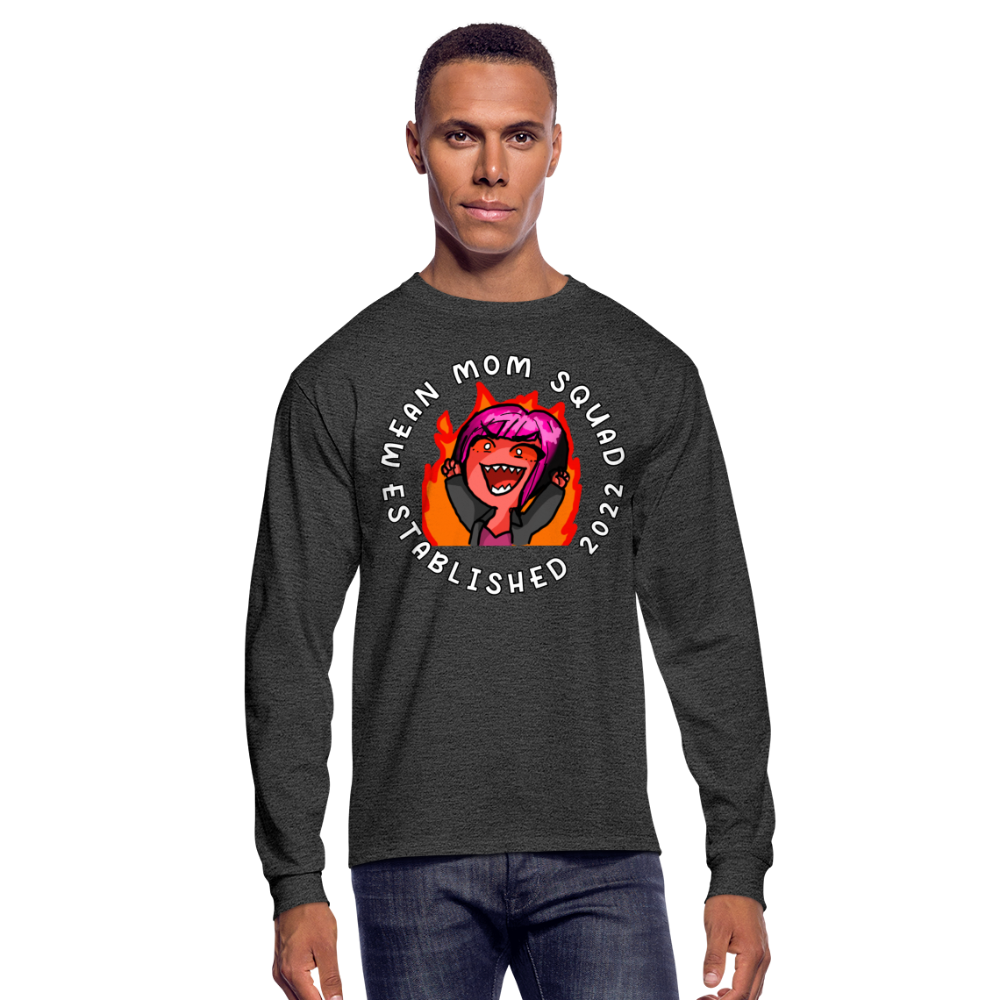 Mean Mom SQUAD Est. 2022 LongSleeve shirt Unisex - heather black