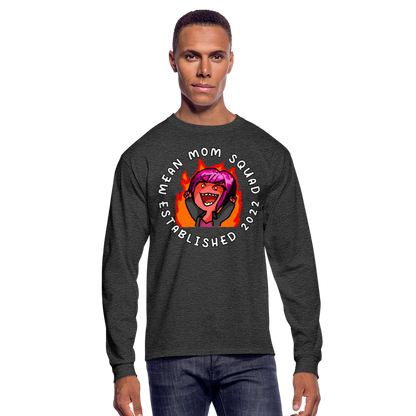 Mean Mom SQUAD Est. 2022 LongSleeve shirt Unisex - heather black