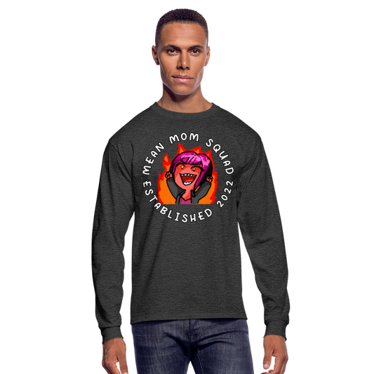 Mean Mom SQUAD Est. 2022 LongSleeve shirt Unisex - heather black