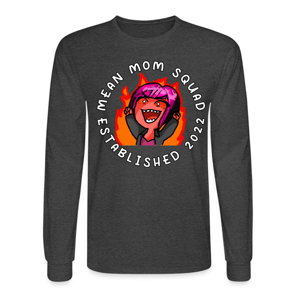 Mean Mom SQUAD Est. 2022 LongSleeve shirt Unisex - heather black