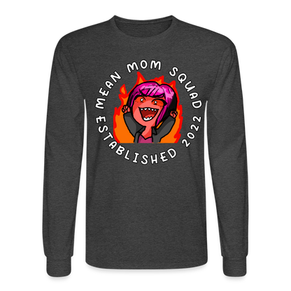 Mean Mom SQUAD Est. 2022 LongSleeve shirt Unisex - heather black