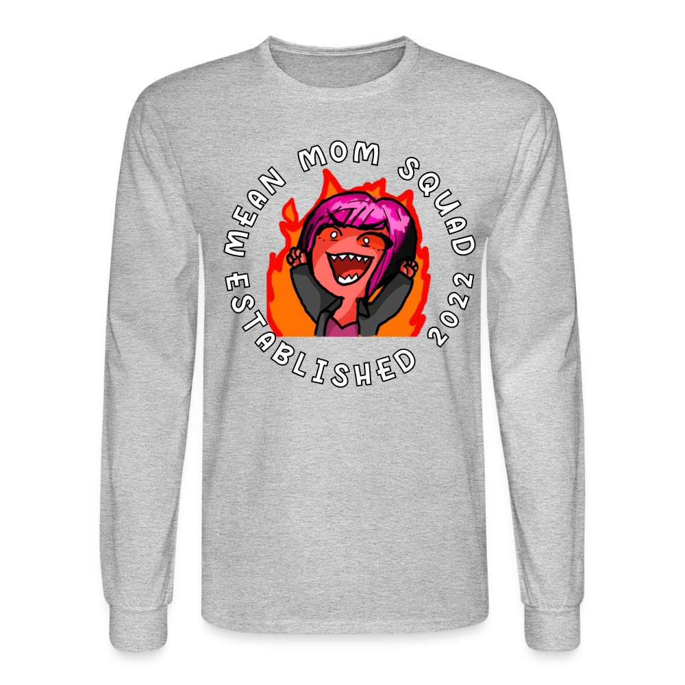 Mean Mom SQUAD Est. 2022 LongSleeve shirt Unisex - heather gray