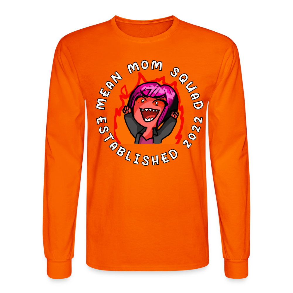 Mean Mom SQUAD Est. 2022 LongSleeve shirt Unisex - orange