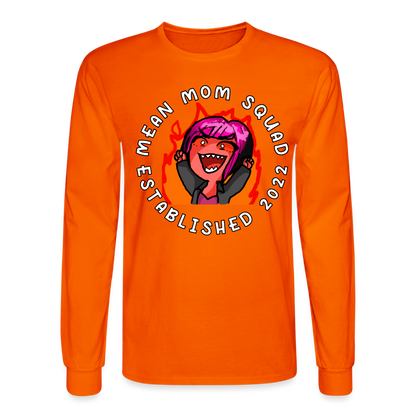 Mean Mom SQUAD Est. 2022 LongSleeve shirt Unisex - orange