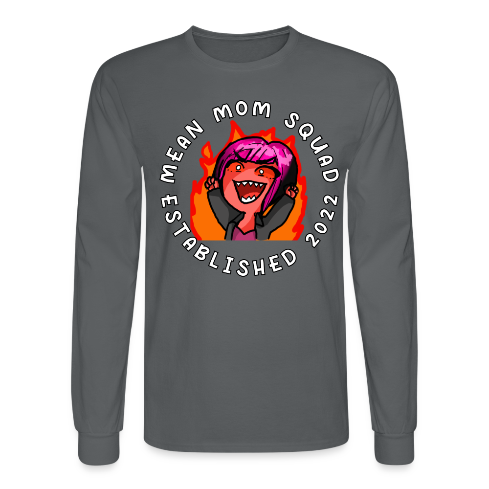 Mean Mom SQUAD Est. 2022 LongSleeve shirt Unisex - charcoal