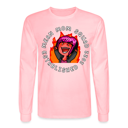 Mean Mom SQUAD Est. 2022 LongSleeve shirt Unisex - pink