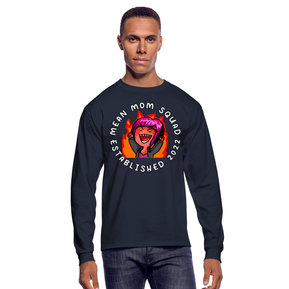 Mean Mom SQUAD Est. 2022 LongSleeve shirt Unisex - navy