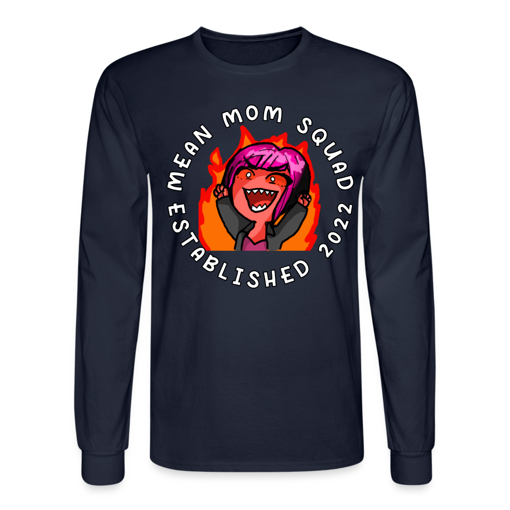 Mean Mom SQUAD Est. 2022 LongSleeve shirt Unisex - navy