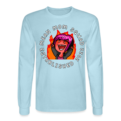 Mean Mom SQUAD Est. 2022 LongSleeve shirt Unisex - powder blue