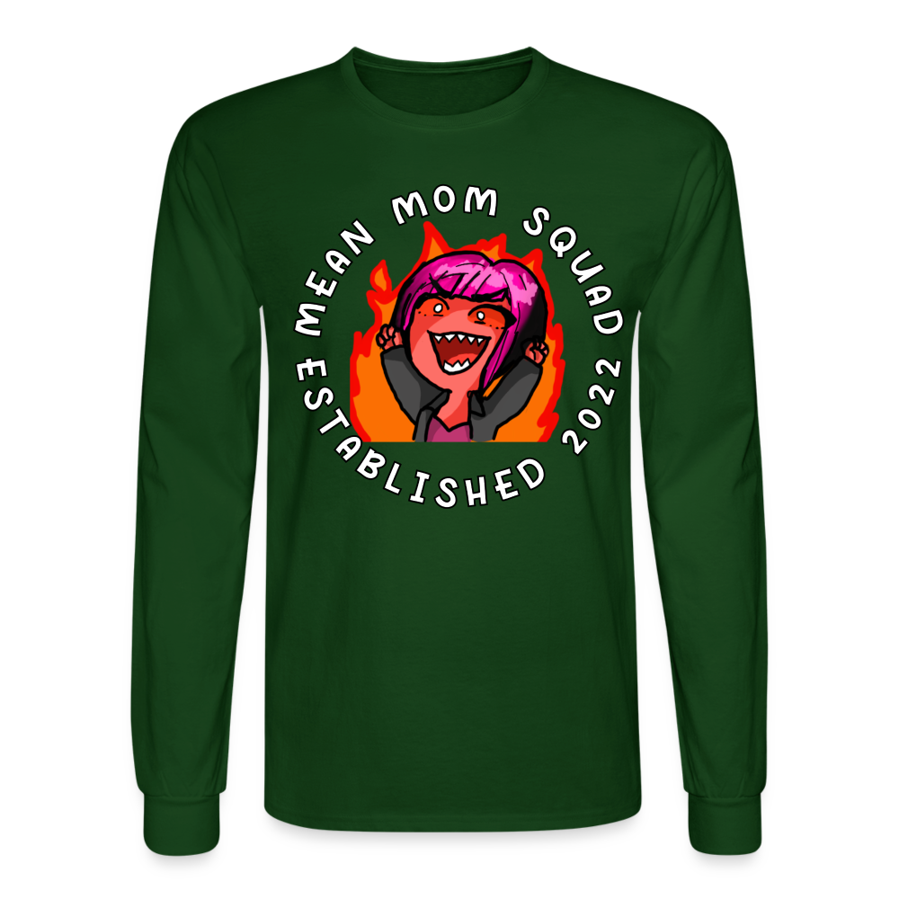 Mean Mom SQUAD Est. 2022 LongSleeve shirt Unisex - forest green