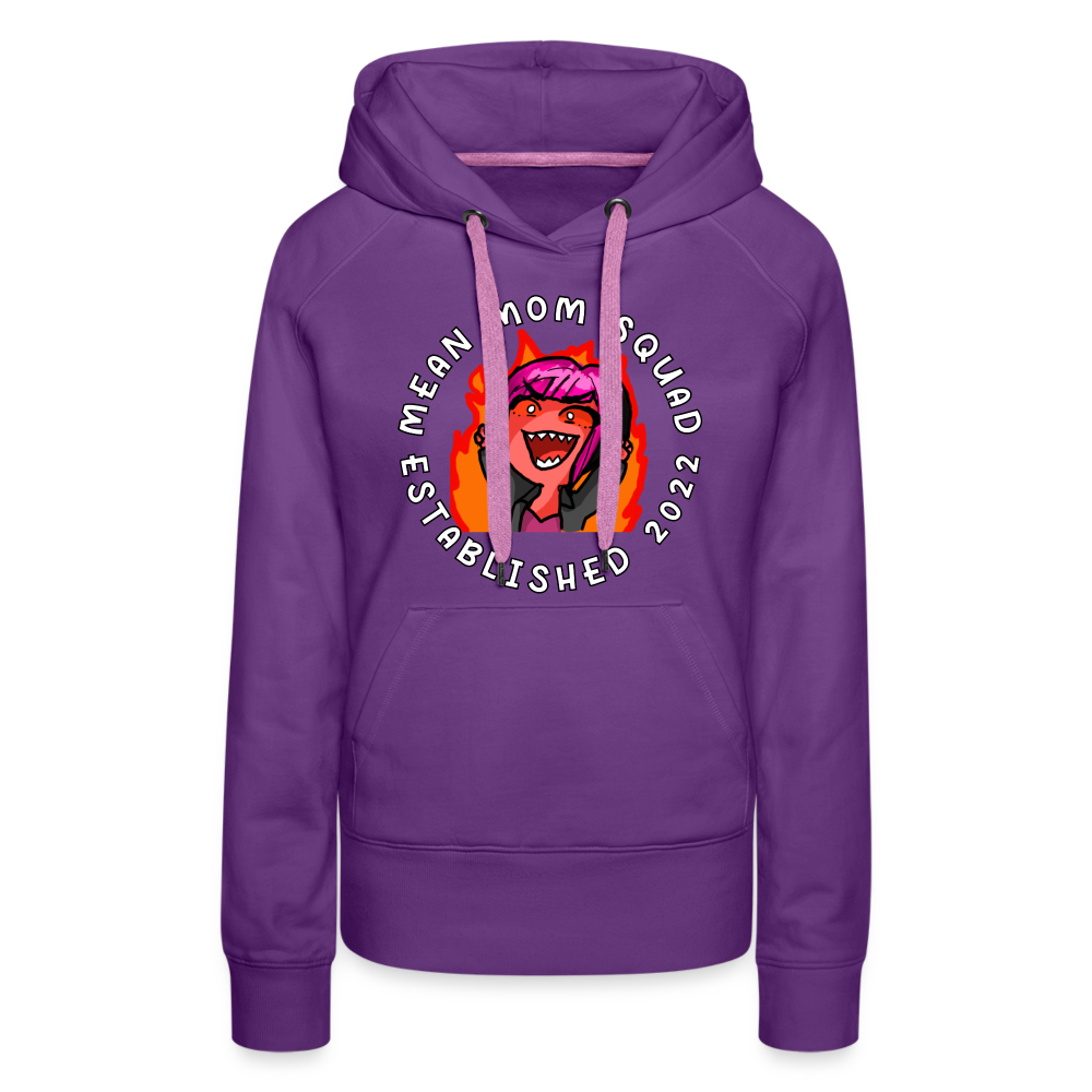 Mean Mom SQUAD Est. 2022 Women’s Premium Hoodie - purple 