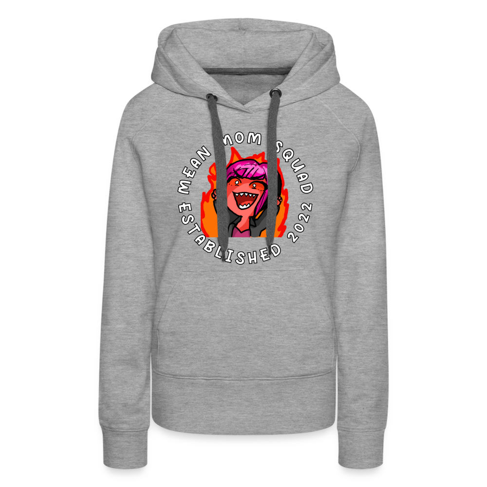 Mean Mom SQUAD Est. 2022 Women’s Premium Hoodie - heather grey