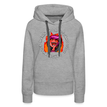 Mean Mom SQUAD Est. 2022 Women’s Premium Hoodie - heather grey