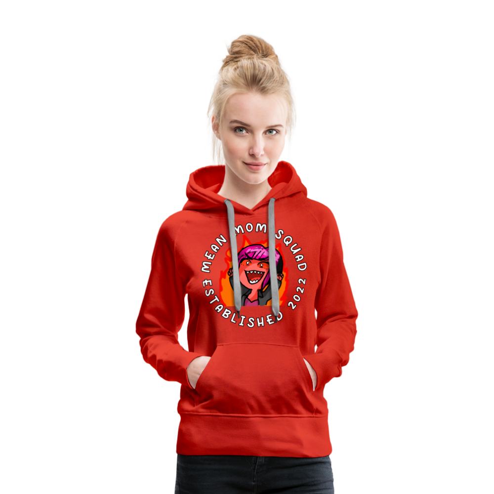 Mean Mom SQUAD Est. 2022 Women’s Premium Hoodie - red