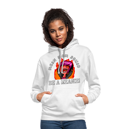 Be A Meanie - Unisex Contrast Hoodie Adult - white/gray