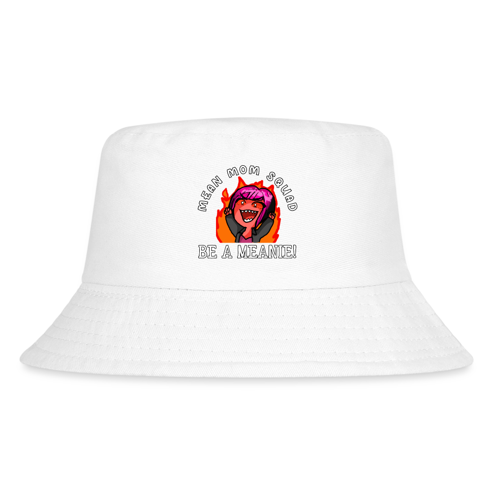 Be A Meanie - Kid's Bucket Hat - white