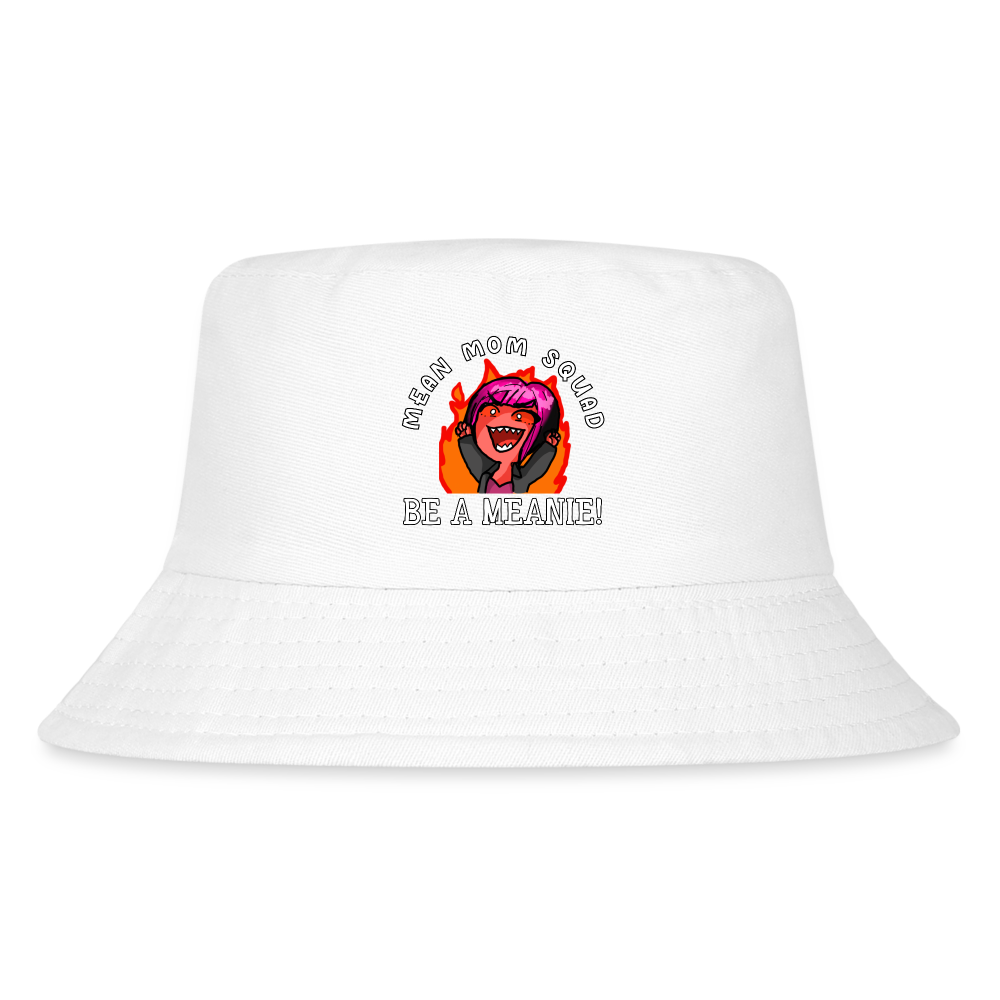 Be A Meanie - Kid's Bucket Hat - white