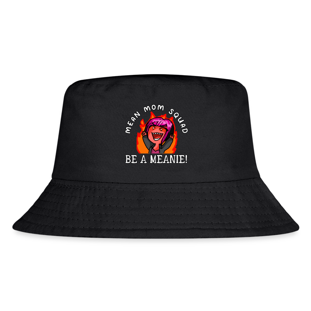 Be A Meanie - Kid's Bucket Hat - black