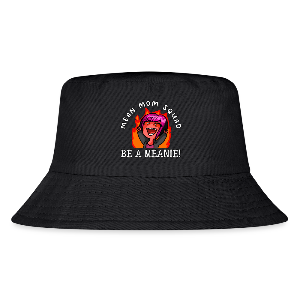 Be A Meanie - Kid's Bucket Hat - black