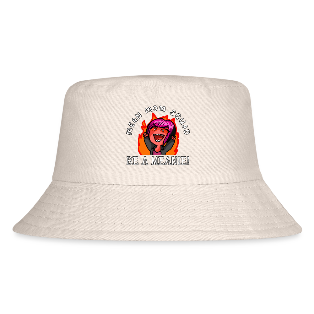 Be A Meanie - Kid's Bucket Hat - Natural