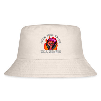 Be A Meanie - Kid's Bucket Hat - Natural