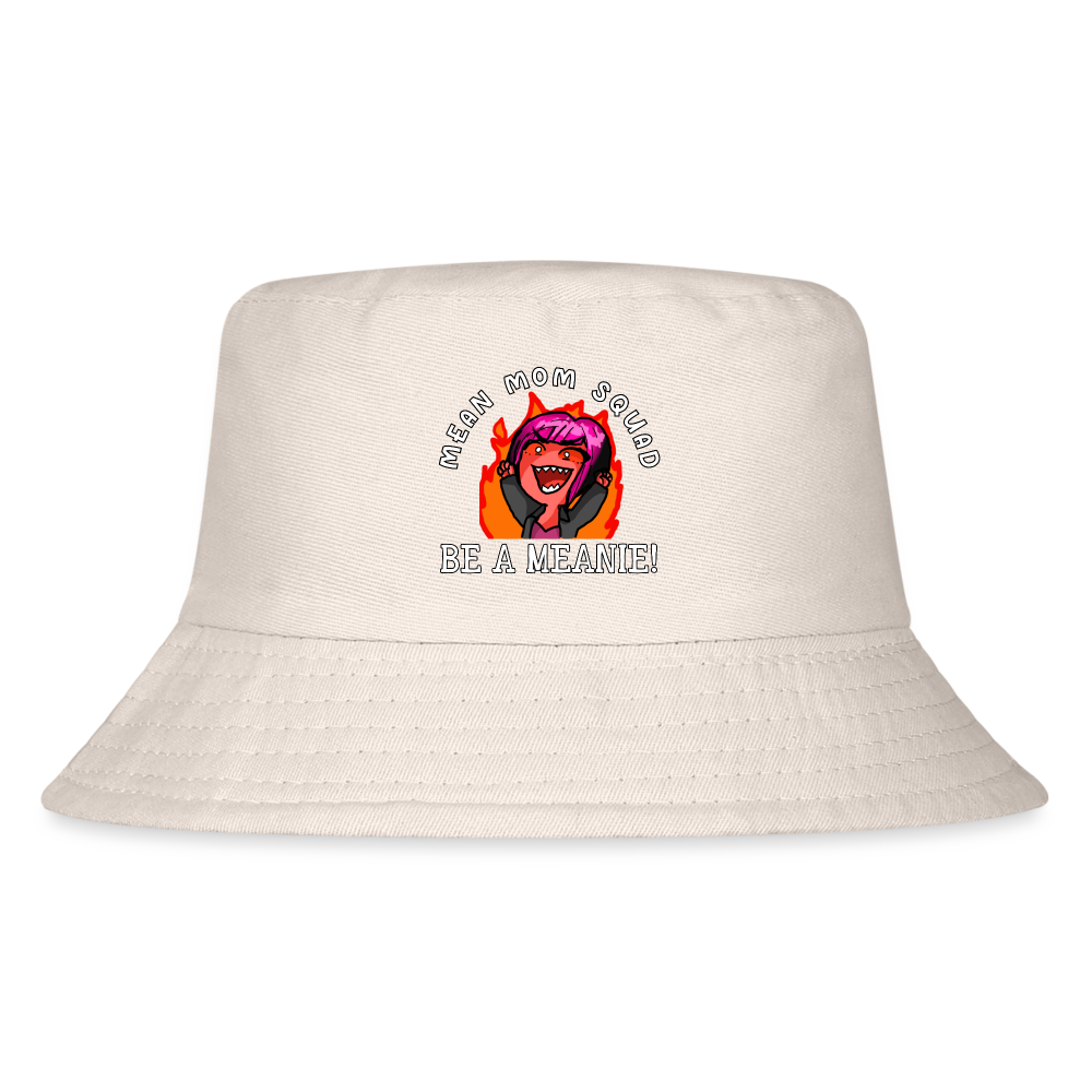 Be A Meanie - Kid's Bucket Hat - Natural