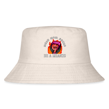 Be A Meanie - Kid's Bucket Hat - Natural