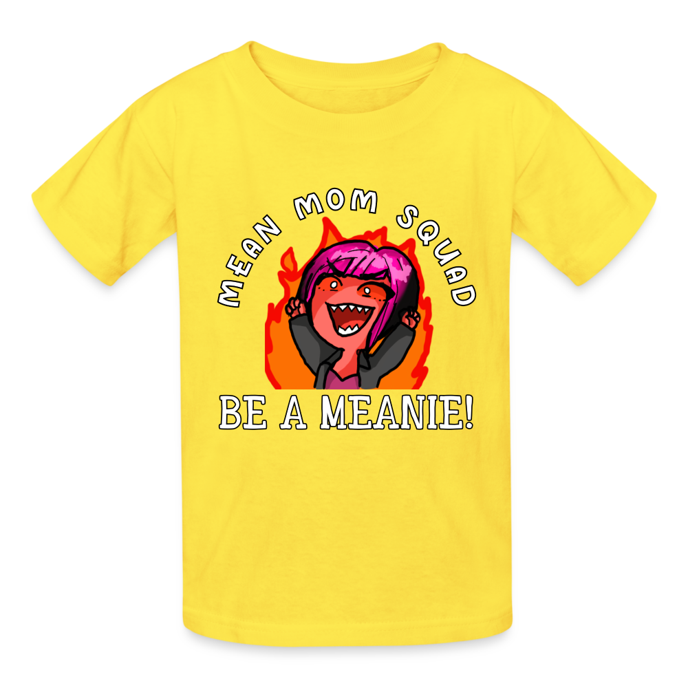 Be A Meanie - Youth T-shirt - yellow