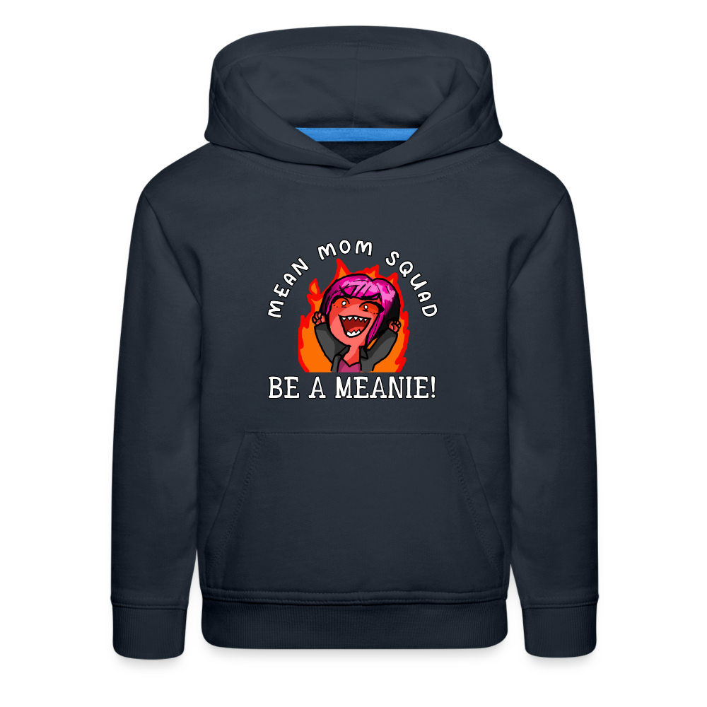 Be A Meanie - Youth Hoodie - navy