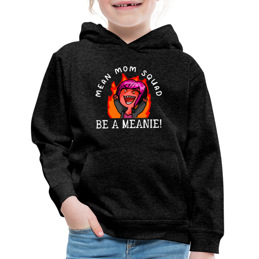 Be A Meanie - Youth Hoodie - charcoal grey