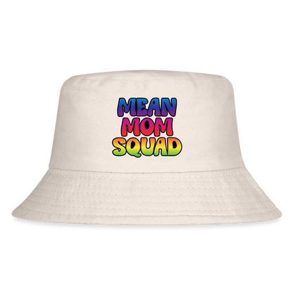 MEAN MOM SQUAD Colorful - Kid's Bucket Hat - Natural