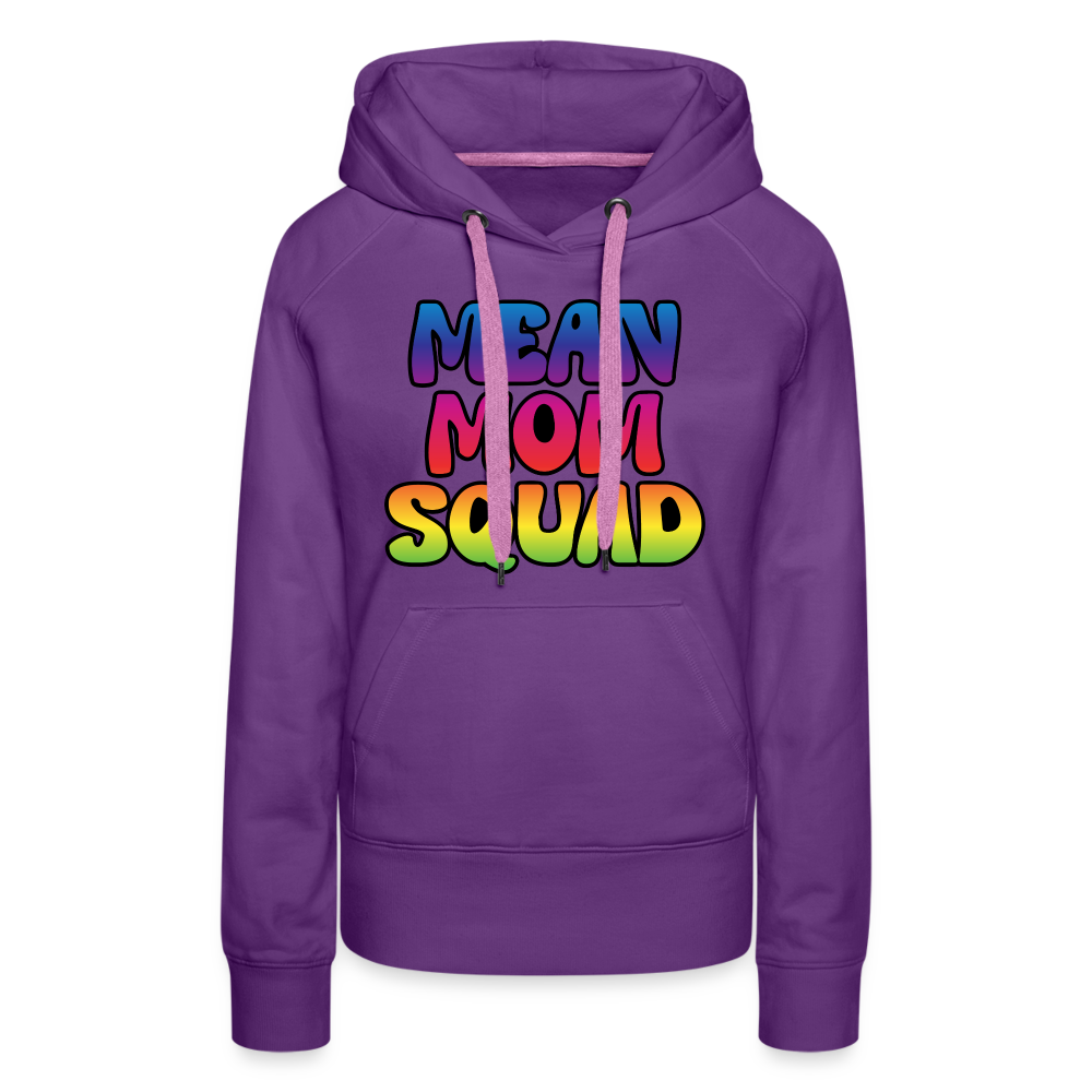 MEAN MOM SQUAD Colorful - Women’s Premium Hoodie - purple 