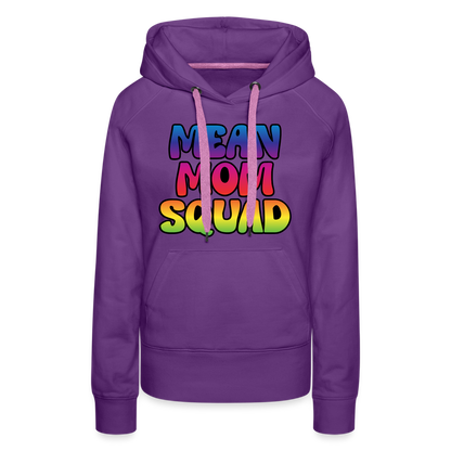 MEAN MOM SQUAD Colorful - Women’s Premium Hoodie - purple 