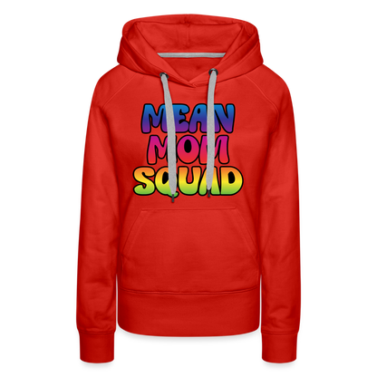 MEAN MOM SQUAD Colorful - Women’s Premium Hoodie - red